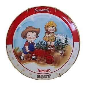 1993 Danbury Mint Tomato Soup The Campbell Kids Decorative Plate #E49